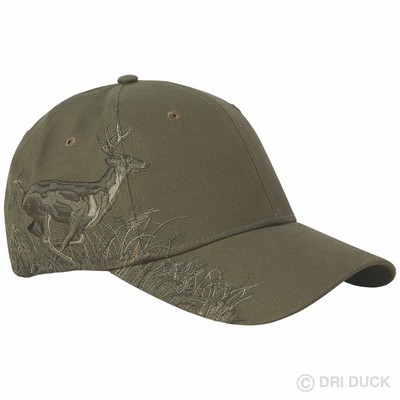 DRI DUCK Running Buck Olive Cap