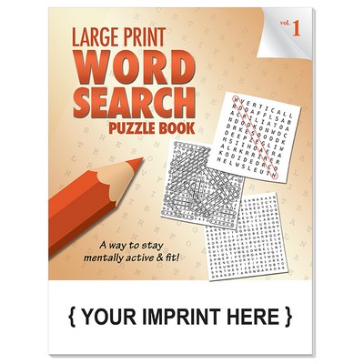 LARGE PRINT Word Search Puzzle Book - Volume 1