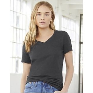 Bella+Canvas® Women's Relaxed Jersey Short Sleeve V-Neck Tee Shirt