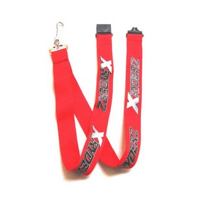 Polyester Lanyard w/Metal J Hook