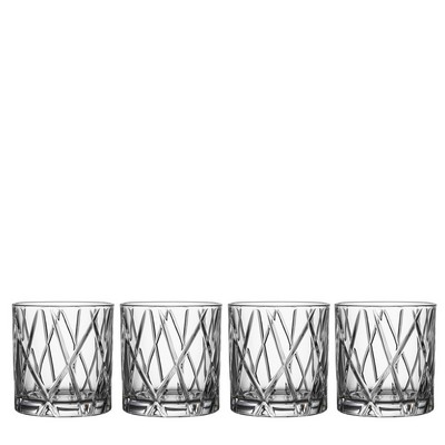 8 Oz. City Old Fashioned Glasses (Set of 4)