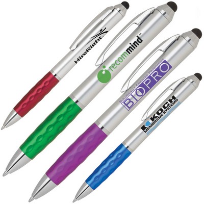 Twist action plastic stylus pen