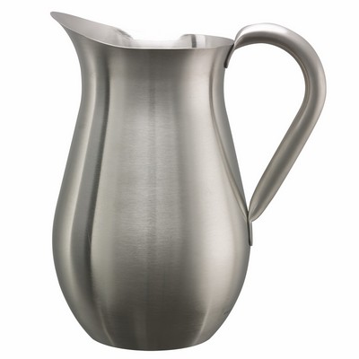 Brushed Single Walled Bell Pitcher w/o Ice Guard