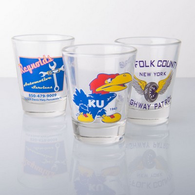 Full Color Shot Glass 1.5 Oz