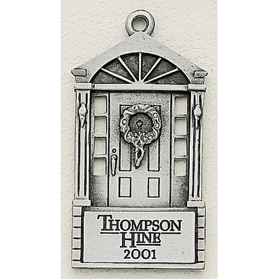 Marken Design Front Door Cast Ornament w/ Silk Screened Plate