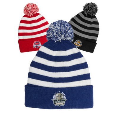 Ouray Two Tone Rib Knit Beanie's