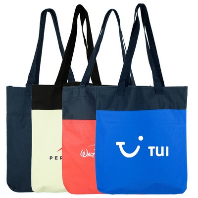 2 Tone Poly Tote Bag