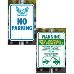 12 X 18 .040 Aluminum Parking Sign