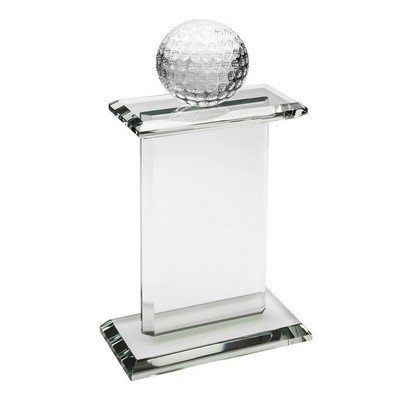 Golf Ball Topped Pedestal Award (10"x5"x2½")