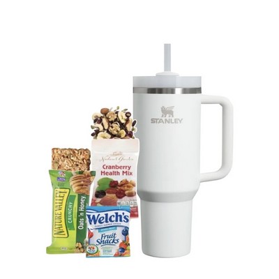 Stanley Tumbler with Snacks