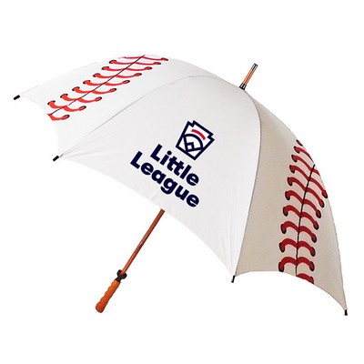 Sporty Wood Shaft Baseball Golf Umbrella