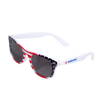 Stars and Stripes Sunglasses (1 Color Imprint)