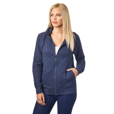 Ladies' Kingsley Quilted Fleece Hoodie