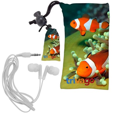 Microfiber Ear Bud Pouch