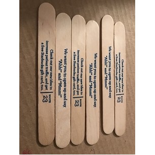 Wooden Jumbo Craft Sticks (Pack of 50)