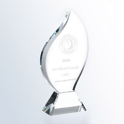 Small Flame Optic Crystal Award