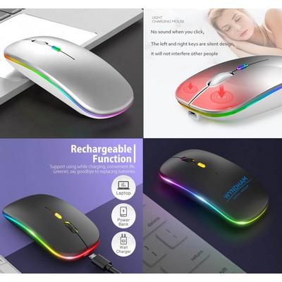 Kidder iBank® LED Wireless Mouse with Built-in rechargeable battery