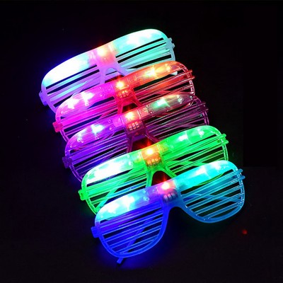 LED Flashing Shutter Glasses