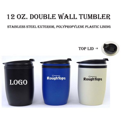 12 oz Double Wall Insulated Tumbler.