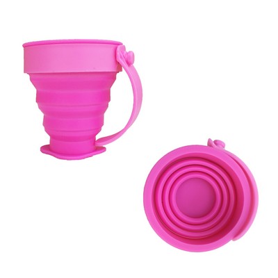 Silicone Collapsible Cup With Handle