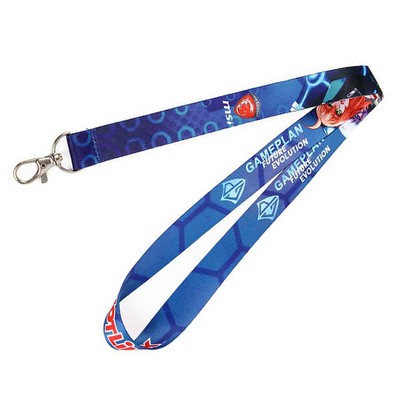 3/4" Dye Sublimation Lanyard