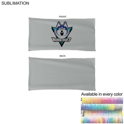 Colored Microfiber Terry Beach, Pool Towel, 22x44, Sublimated in Any PMS color Edge to Edge 2 sides