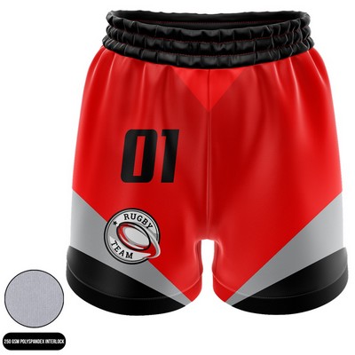 Custom Men's Full Sublimation Rugby Shorts