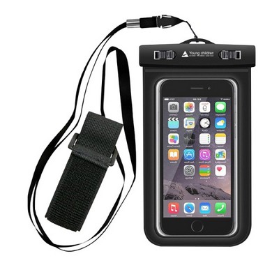 Waterproof Phone Pouch Underwater Cellphone Pouch with Armband Neck Strap