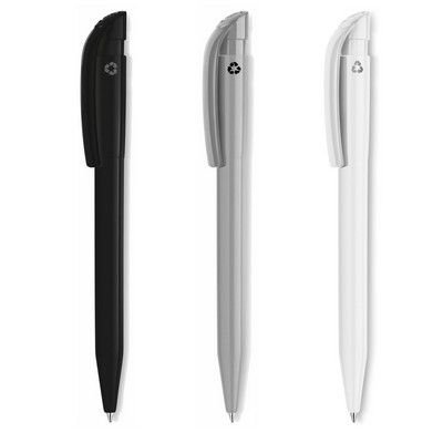 Amalfi Recycled Plastic Ballpoint Pen Carbon Neutral Made in Italy