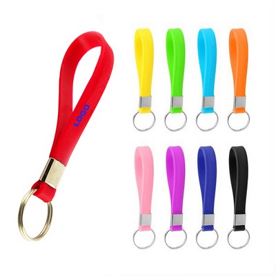 Customized Silicone Bracelet Keychain