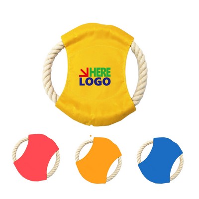 Rope Flying Disc - Full Color Imprint