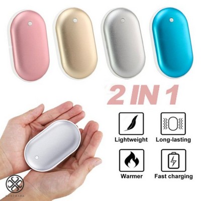 Portable USB Electric Hand Warmer Power Bank