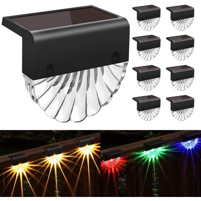 Outdoor LED Solar Deck Step Wall Lights