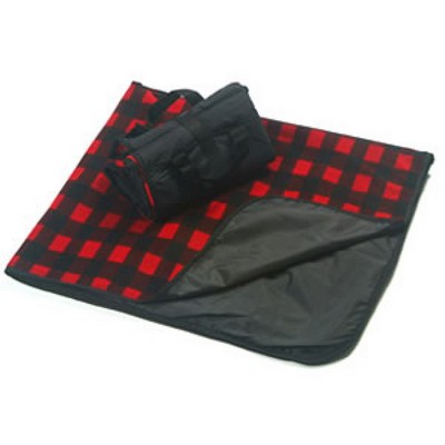 Picnic Blanket Red Buffalo (50"X60")