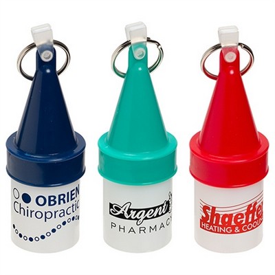 Floating Buoy Waterproof Container with Key Ring keychain