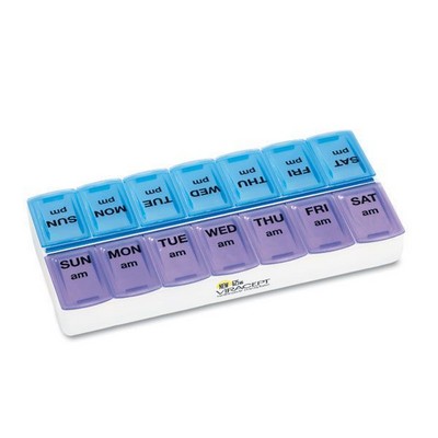 Weekly Spanish Twice-A-Day Pill Organizer