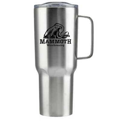 Mammoth Silver Mug With Colored Lid