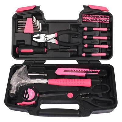 All Purpose Household Pink Tool Kit