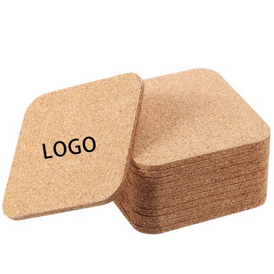 Cork square coaster