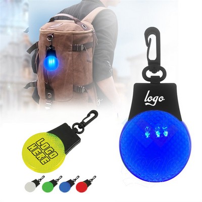 LED Safety Reflector Blinking Light Clip