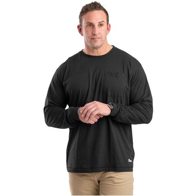 Berne Apparel Tall Performance Long-Sleeve Pocket T-Shirt