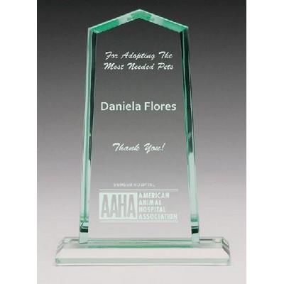 Corporate Ascent Glass Award, 7 1/2"H