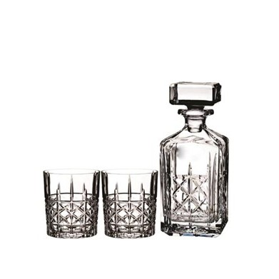 Brady Pattern Double Old Fashioned Glasses