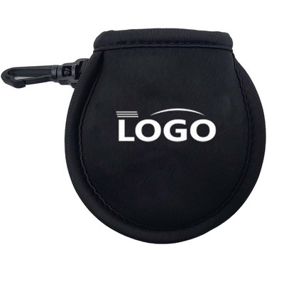 Golf Ball Cleaning Pouch With Buckle