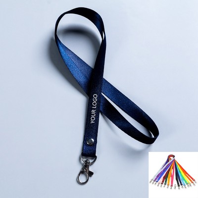 Customizable Single-Color Lanyard