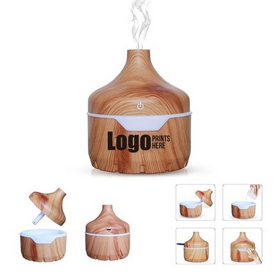 LED Lighted Wood Grain Air Humidifier