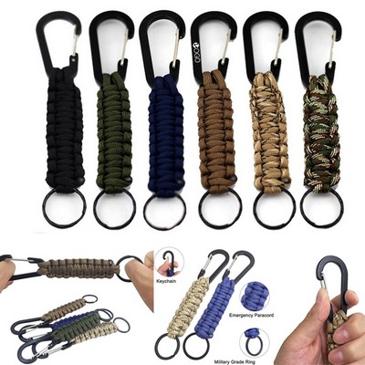 Paracord Keychain Clip Carabiner