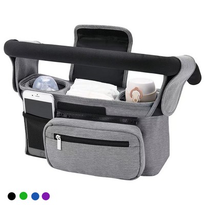 Anti-Slip Straps Baby Stroller Organizer