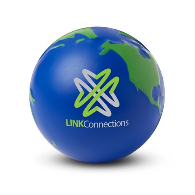 Globe Earth Shape Stress Ball