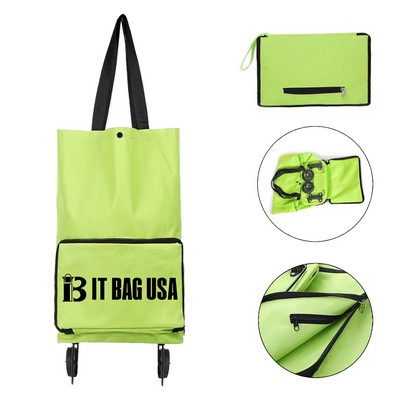 Collapsible Folding Trolley Bags With Wheels